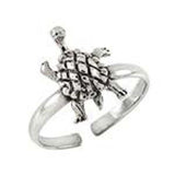 Sterling Silver Turtle Toe Ring