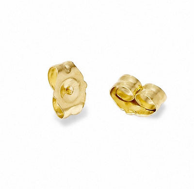 14k Yellow Gold 1 pair Push back Earring Backing