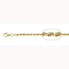 Load image into Gallery viewer, Sterling Silver Yellow Gold Plated Rope 120-6mm Chain - silverdepot