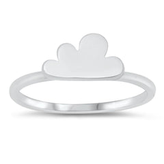 Sterling Silver Oxidized Cloud Ring