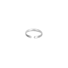 Load image into Gallery viewer, Sterling Silver 3mm Curve Shape Toe Ring